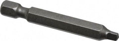 Apex - #2" Square Size Square Recess Bit - 1/4" Hex Drive, 1-15/16" OAL - Caliber Tooling