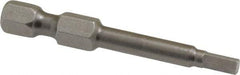 Apex - 3mm Hex Bit - 1/4" Hex Drive, 1-15/16" OAL - Caliber Tooling