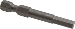 Apex - 5mm Hex Bit - 1/4" Hex Drive, 1-15/16" OAL - Caliber Tooling