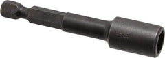 Apex - 5/16" Magnetic Nutsetter - 1/4" Hex Drive, 2-9/16" OAL, 1/2" Socket Nose Diam - Caliber Tooling