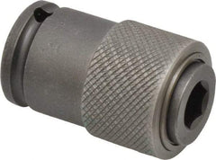 Apex - 3/8 Socket Drive to 7/16 Hex Female Quick-Release Square-Drive to Hex Bit Adapter - 2" OAL - Caliber Tooling