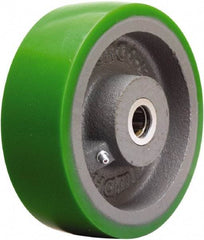 Hamilton - 6 Inch Diameter x 2 Inch Wide, Polyurethane on Cast Iron Caster Wheel - 1,200 Lb. Capacity, 2-1/4 Inch Hub Length, 1-7/16 Inch Axle Diameter, Plain Bore Bearing - Caliber Tooling