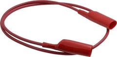 Pomona - Red Electrical Test Equipment Patch Cord - Use with Alligators Test Clips - Caliber Tooling