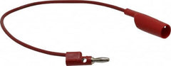 Pomona - Red Electrical Test Equipment Clip - Use with 0.300" Terminal, Banana Plugs - Caliber Tooling