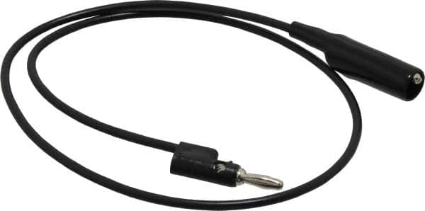 Pomona - Black Electrical Test Equipment Clip - Use with 0.300" Terminal, Banana Plugs - Caliber Tooling