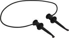 Pomona - Black Electrical Test Equipment Patch Cord - Use with Test Clips - Caliber Tooling