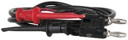 Pomona - Black/Red Electrical Test Equipment Clip - Use with Banana Plugs - Caliber Tooling