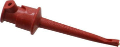 Pomona - Red Electrical Test Equipment Clip - Use with Minigrabbers - Caliber Tooling