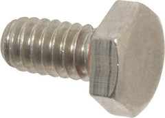 APM HEXSEAL - 1/4-20, Grade 18-8 Stainless Steel, Self Sealing Hex Bolt - Passivated, 1/2" Length Under Head, Silicone O Ring, UNC Thread - Caliber Tooling