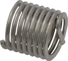 Recoil - 5/8-11 UNC, 0.938" OAL, Free Running Helical Insert - 8-1/2 Free Coils, Tanged, Stainless Steel, Bright Finish, 1-1/2D Insert Length - Caliber Tooling