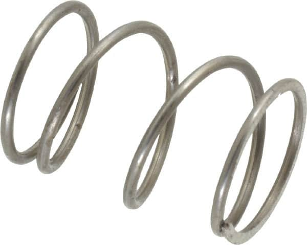 Value Collection - 0.72" OD, 0.054" Wire, 1" Free Length, Music Wire Compression Stock Springs Spring - 15.12 Lb Spring Rating - Caliber Tooling