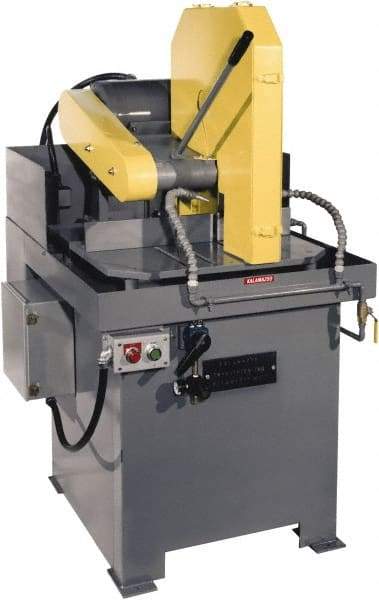 Kalamazoo - 20" Blade Diam, 1" Arbor Hole, Straight Chop & Cutoff Saw - 1,550 RPM, 20 hp, 220/440 Volts, 3 Phase - Caliber Tooling