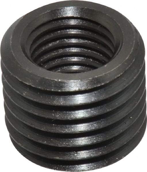 Made in USA - M16x2.00 Internal, M24x3.00 External, Metric Coarse, 20mm Insert Length, Thread Locking Repair Inserts - Carbon Steel, Oxide Finish, Grade 303 - Exact Industrial Supply