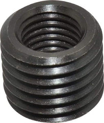 Made in USA - M16x2.00 Internal, M24x3.00 External, Metric Coarse, 20mm Insert Length, Thread Locking Repair Inserts - Carbon Steel, Oxide Finish, Grade 303 - Exact Industrial Supply