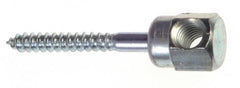 ITW Buildex - 3/8" Zinc-Plated Steel Horizontal (Cross Drilled) Mount Threaded Rod Anchor - 5/8" Diam x 2" Long, 1,725 Lb Ultimate Pullout, For Use with Wood - Caliber Tooling