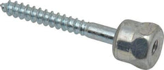 ITW Buildex - 1/4" Zinc-Plated Steel Vertical (End Drilled) Mount Threaded Rod Anchor - 5/8" Diam x 2" Long, 1,760 Lb Ultimate Pullout, For Use with Wood - Caliber Tooling