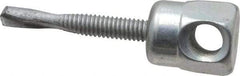 ITW Buildex - 3/8" Zinc-Plated Steel Horizontal (Cross Drilled) Mount Threaded Rod Anchor - 5/8" Diam x 1-1/2" Long, 970 Lb Ultimate Pullout, For Use with Steel - Caliber Tooling