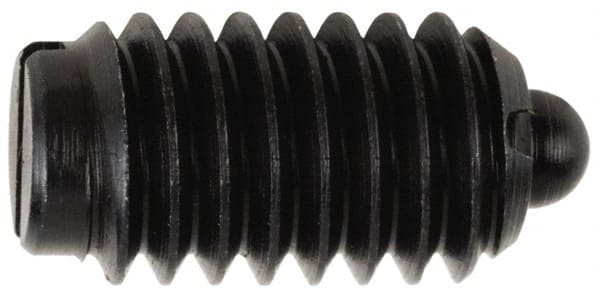 TE-CO - Threaded Spring Plungers Thread Size: 6-32 Thread Length (Inch): 3/8 - Caliber Tooling