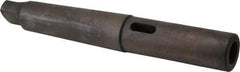 Scully Jones - MT2 Inside Morse Taper, MT4 Outside Morse Taper, Extension Sleeve - Hardened & Ground Throughout, 3.94" Projection, 1.31" Body Diam - Exact Industrial Supply