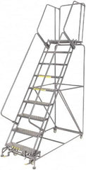 Ballymore - Rolling & Wall Mounted Ladders & Platforms Type: Rolling Warehouse Ladder Style: Rolling Safety Ladder - Caliber Tooling