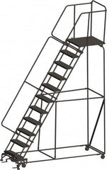 Ballymore - Rolling & Wall Mounted Ladders & Platforms Type: Rolling Warehouse Ladder Style: Rolling Safety Ladder - Caliber Tooling