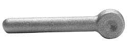 Gibraltar - External Male Thread, Stainless Steel, Eye Hole Head, Rod End - 3/8" Shank Diam, 6" Hole Center to End, Grade 316 - Caliber Tooling