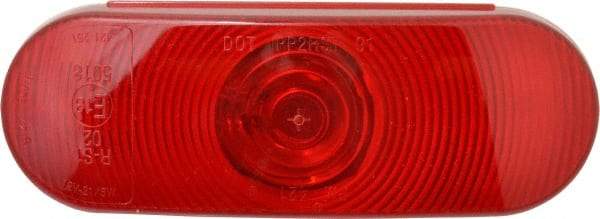 Peterson - 6-1/2" Long x 2-1/4" Wide, Red Lens & Reflector - Plastic, 12 Volt - Caliber Tooling