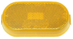 Peterson - 4-1/8" Long x 2" Wide, Amber Lens & Reflector - Plastic, 12 Volt - Caliber Tooling