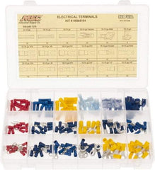 Value Collection - 175 Piece, Electrical Terminal Fastener Kit - Caliber Tooling