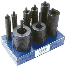 TE-CO - Washer Assortments Type: Flat Number of Pieces: 174 - Caliber Tooling