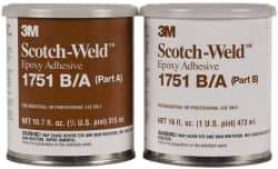 3M - 16 oz Can Two Part Epoxy - 45 min Working Time, 2,000 psi Shear Strength, Series 1751 - Caliber Tooling