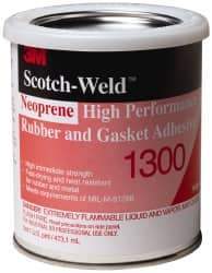 3M - 16 oz Can Yellow Butyl Rubber Joint Sealant - 300°F Max Operating Temp, 4 min Tack Free Dry Time, Series 1300 - Caliber Tooling