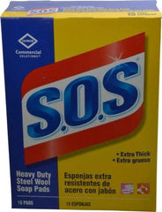 Value Collection - Steel Wool Scouring Soap Pad - Heavy-Duty, Blue/Gray - Caliber Tooling