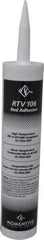 Momentive Performance Materials - 10 oz Cartridge Red RTV Silicone Joint Sealant - 500°F Max Operating Temp, 20 min Tack Free Dry Time, 24 hr Full Cure Time, Series RTV100 - Caliber Tooling