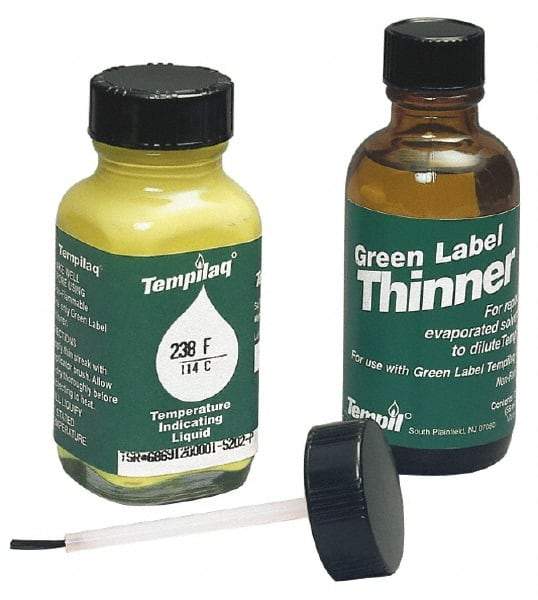 Tempil - 1,022°F Temp Indicating Liquid - 2 Ounce Container, 550°C - Caliber Tooling