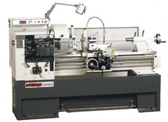 Vectrax - 14" Swing, 39-5/16" Between Centers, 220 Volt, Triple Phase Engine Lathe - 7MT Taper, 5 hp, 20 to 2,500 RPM, 2" Bore Diam, 45" Deep x 68" High x 90" Long - Caliber Tooling
