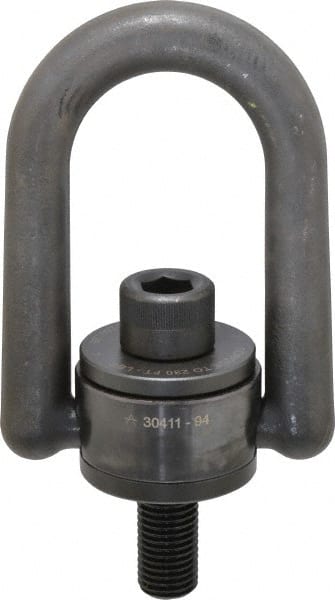 American Drill Bushing - 10,000 Lbs. Load Capacity, 5.1 Inch Wide x 7.37 Inch High x 3.2 Inch Opening, Extra Duty Center Pull Hoist Ring - Exact Industrial Supply