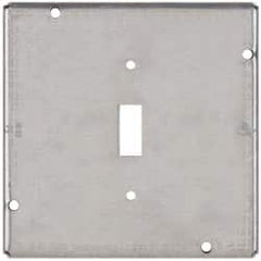 Cooper Crouse-Hinds - Electrical Outlet Box Steel Square Surface Cover - Caliber Tooling