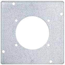 Cooper Crouse-Hinds - Electrical Outlet Box Steel Square Surface Cover - Caliber Tooling