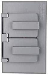 Cooper Crouse-Hinds - Electrical Outlet Box Aluminum Weatherproof Cover - Includes Gasket - Caliber Tooling