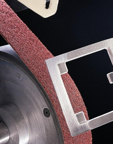 3M - 2" Wide x 60" OAL, Aluminum Oxide Abrasive Belt - Aluminum Oxide, Coarse, Nonwoven, Series SC-BL - Caliber Tooling