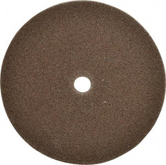 3M - 6" Diam, 1/4" Face Width, 5/8" Center Hole, Medium Grade, Aluminum Oxide Deburring Wheel - Unitized, Hard Density 7 Grade, 7,500 RPM - Caliber Tooling