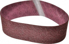 3M - 4" Wide x 36" OAL, Aluminum Oxide Abrasive Belt - Aluminum Oxide, Medium, Nonwoven, Series SC-BS - Caliber Tooling