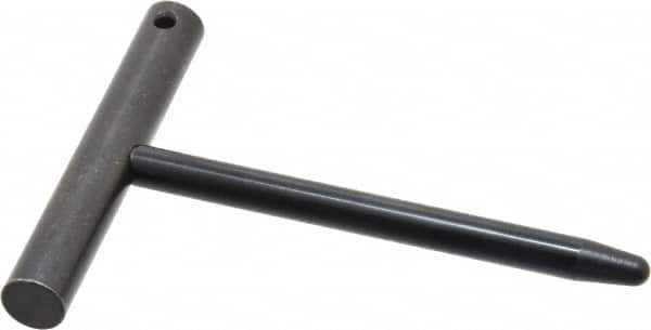 Gibraltar - 1/4" Pin Diam x 3" Pin Length, Steel T Alignment Pin - 3/8" Handle Diam x 2-1/2" Handle Length - Caliber Tooling