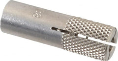 Red Head - 1/2" Diam, 1/2" Drill, 1-1/2" Min Embedment Drop-In Concrete Anchor - 303, 18-8 Stainless Steel, Slotted Drive, 1/2" Thread Length - Caliber Tooling