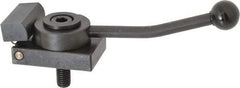 Gibraltar - 1/2-13 Stud, Standard Base, Steel Cam Action Clamp - 2-3/4" Base Len x 1-1/2" Base Height, 7-1/2" Len with Handle x 2-1/2" Height with Handle x 1-7/8" Overall Width, 5/32" Projection from Base - Caliber Tooling