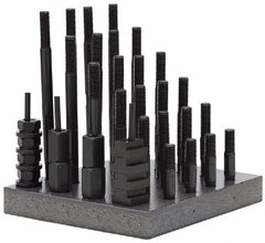 TE-CO - T-Nut & Stud Kits Stud Thread Sizes: 7/8-9 T-Slot Size (Inch): 1 - Caliber Tooling