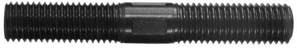 Gibraltar - 7/8-9 18" OAL Equal Double Threaded Stud - Alloy Steel, Black Oxide Finish, 2-1/4" Equal Thread Length - Caliber Tooling