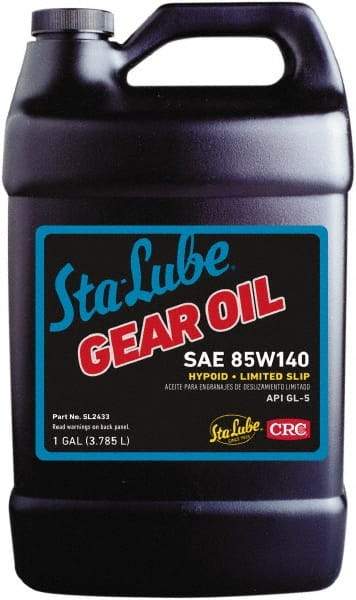 CRC - 1 Gal Bottle, Mineral Gear Oil - 27 St Viscosity at 100°C, ISO 460 - Caliber Tooling