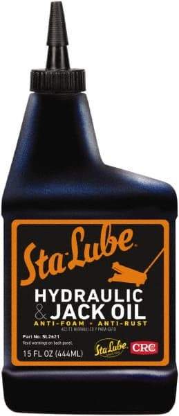 CRC - 15 oz Bottle Mineral Hydraulic Oil - 0150°F, SAE 20, ISO 46 - Caliber Tooling